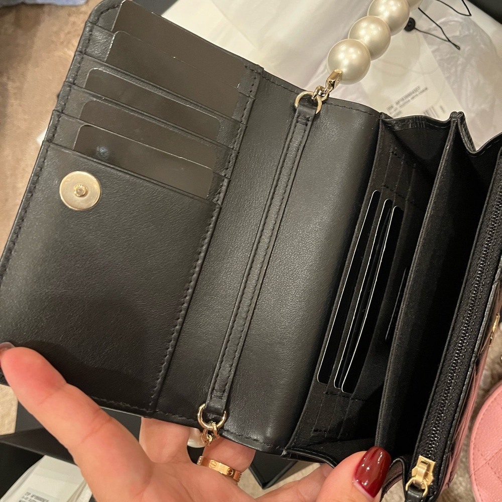 Chanel mini wallet on pearls Chain NEW - Picture 6 of 8